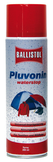 BALLISTOL Pluvonin WaterStop Impermeabilizzante Antiacqua Spray 200 ml -  BALLISTOL Shop Italia